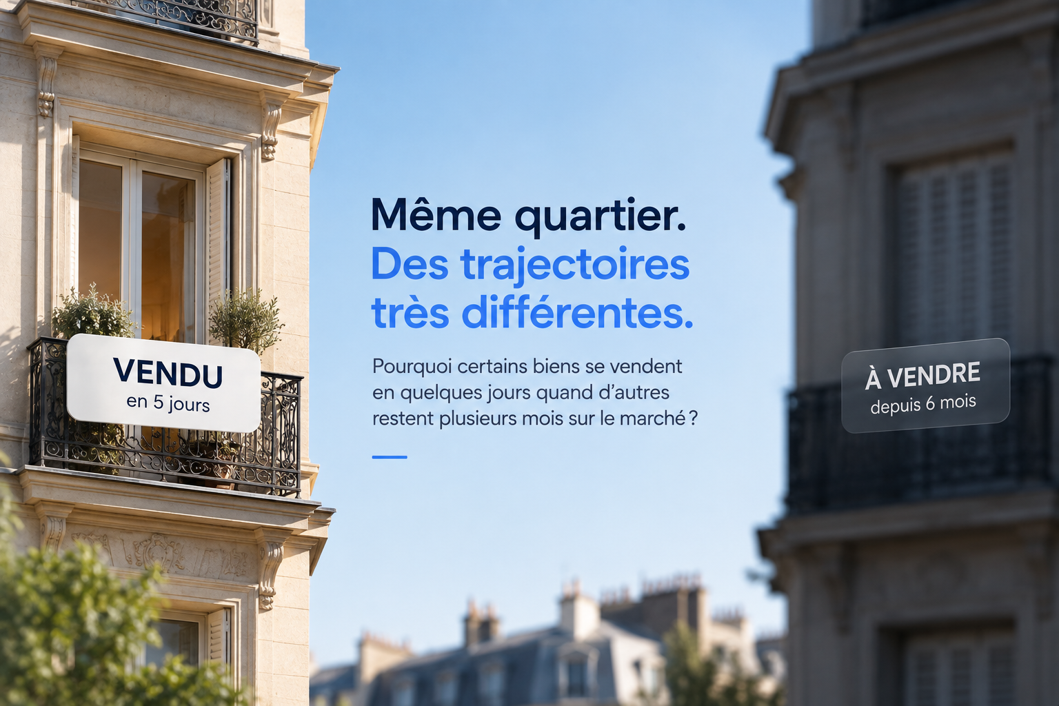 Pourquoi certains biens se vendent en quelques jours quand d’autres restent plusieurs mois sur le marché ?
