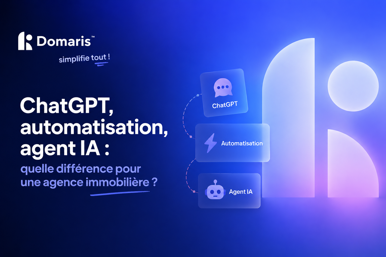 ChatGPT, automatisation, agent IA : quelle différence pour une agence immobilière ?